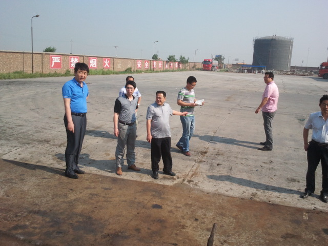 華潤(rùn)瀝青、華辰石油聯(lián)合進(jìn)行安全大檢查